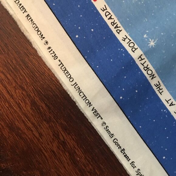 Fabric Panel Tuxedo Junction Vest Cut & Sew - Picture 3 of 5